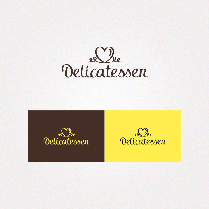 Добрый день, мой вариант логотипа для новой линейки продуктов "Delicatessen" - Разработка логотипа для новой линейки продуктов "Delicatessen" для размещения на упаковке