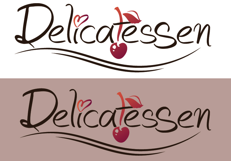 dark chocolate - Разработка логотипа для новой линейки продуктов "Delicatessen" для размещения на упаковке