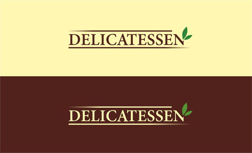 Кондитерские изделия из натуральных продуктов. - Разработка логотипа для новой линейки продуктов "Delicatessen" для размещения на упаковке