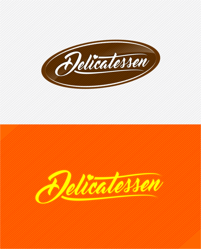 №2 - Разработка логотипа для новой линейки продуктов "Delicatessen" для размещения на упаковке