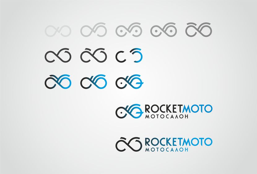 Логотип для мотосалона Rocketmoto. - Логотип для мотосалона Rocketmoto