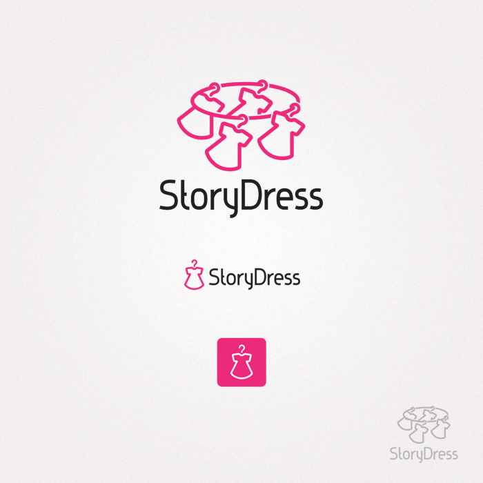 Добрый день, логотип для проката платьев "StoryDress" - Логотип для проката платьев