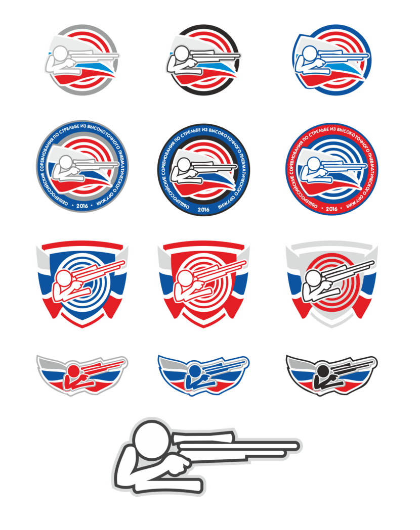 Разработка логотипа соревнований по высокоточной стрельбе из пневматики  -  автор Marina Styling