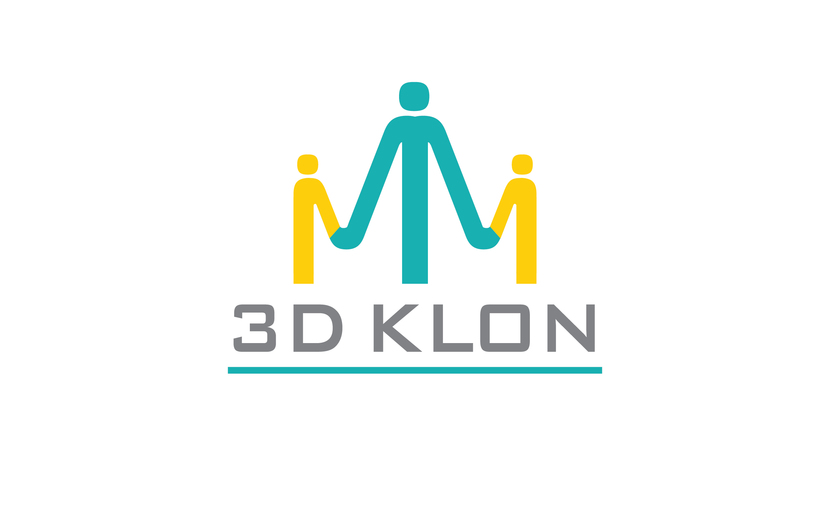 абстрактные люди - Разработка логотипа для студии "3Dklon"