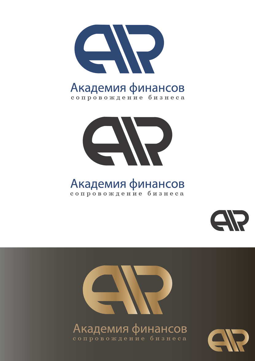 АФ (Ф составная). Цвета для примера Создание логотипа для компании Академия финансов
