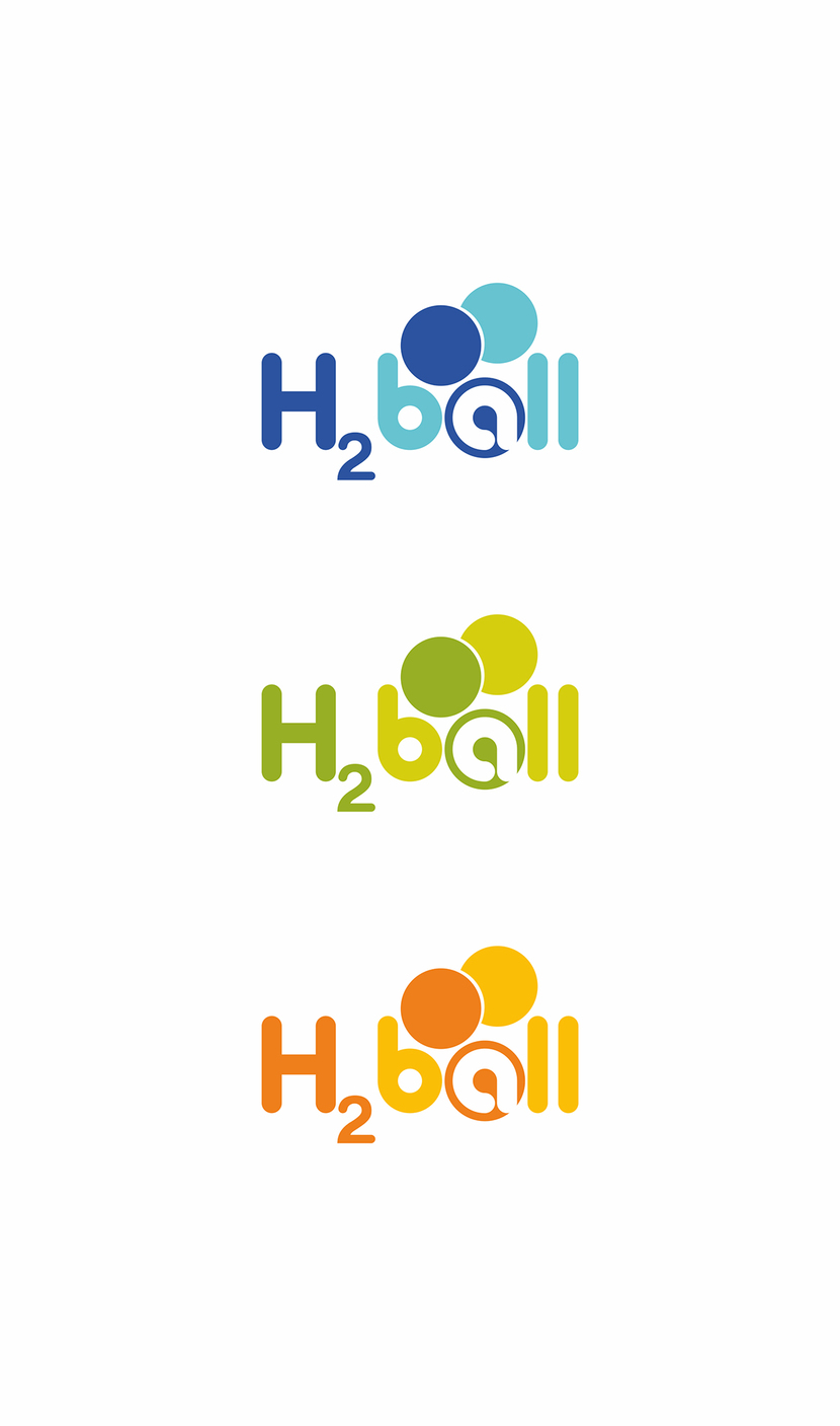 +++ - Разработка логотипа и фирменного стиля для сухого бассейна для взрослых "h2ball"