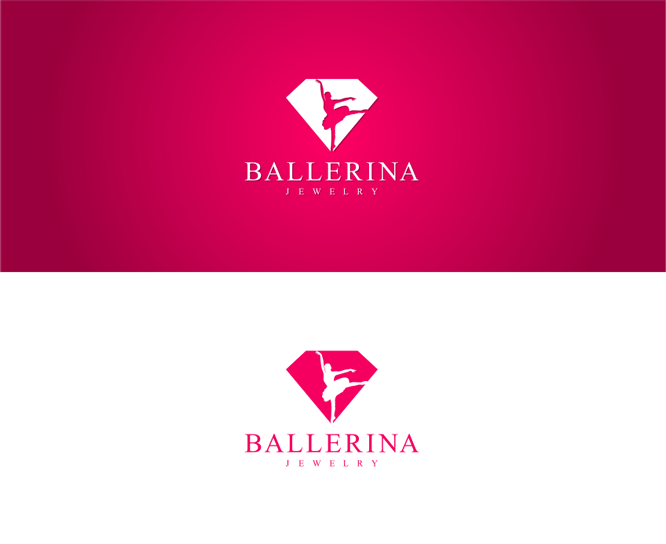 ballerina - Логотип для ювелирной компании