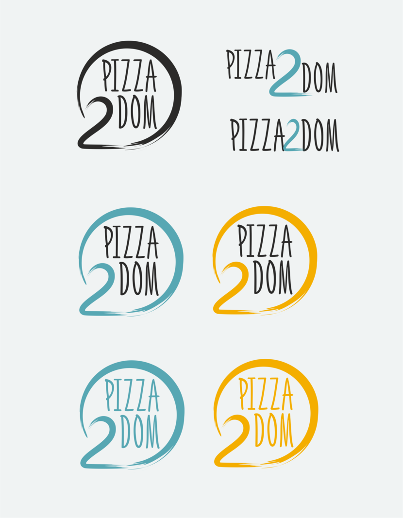 * - Создание логотипа для кафе-доставки пиццы