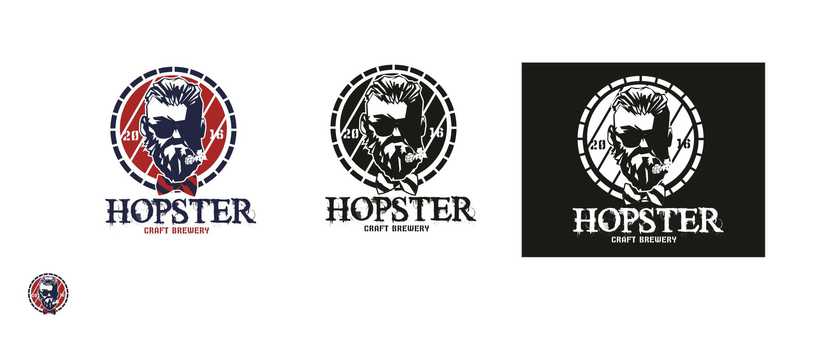 . - Логотип крафтовой пивоварни