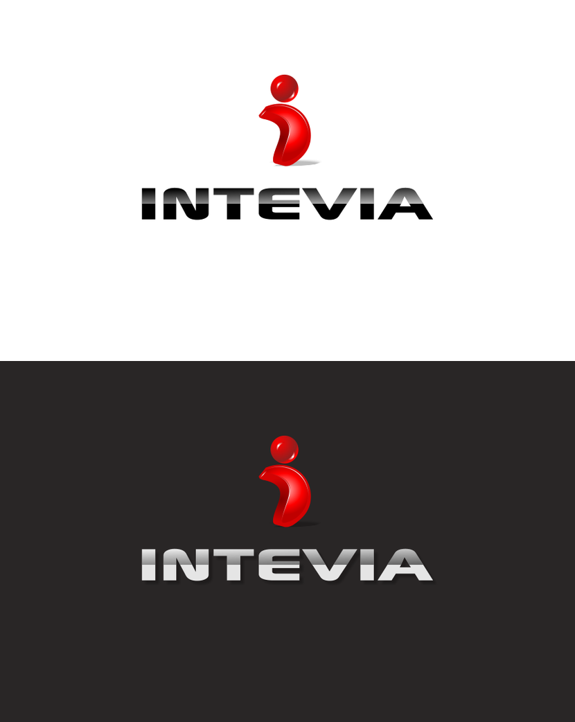 Разработка логотипа и фирменного стиля для компании Intevia. Компания занимается 3d моделированием, программированием, аттестацией сотрудников транспортной безопасности.  -  автор Николай Март
