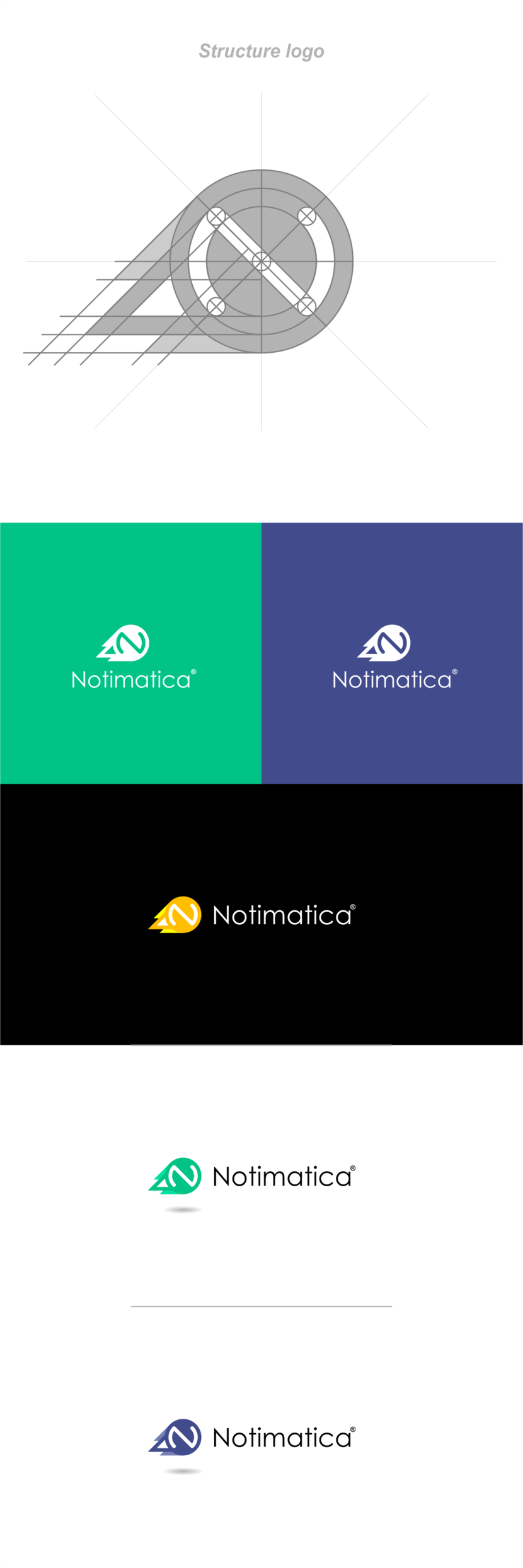 + С некоторыми корректировками и уточнениями... - Разработать логотип веб-сервиса Notimatica.io
