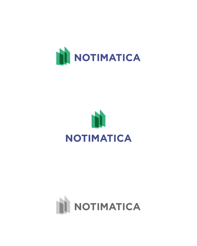 Разработать логотип веб-сервиса Notimatica.io  -  автор Юрий Чубаров
