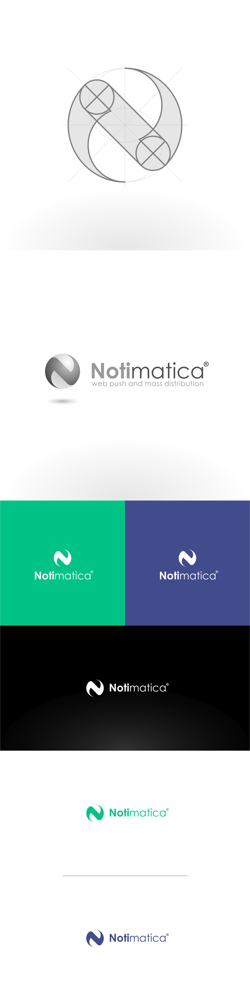 + Корректировки, уточнения и дополнения... - Разработать логотип веб-сервиса Notimatica.io