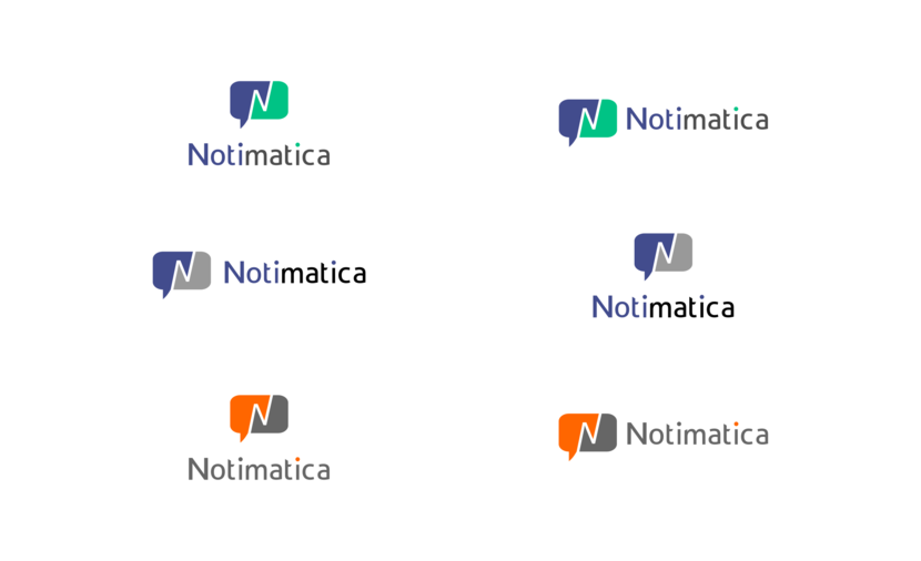 Разработать логотип веб-сервиса Notimatica.io  -  автор Игорь