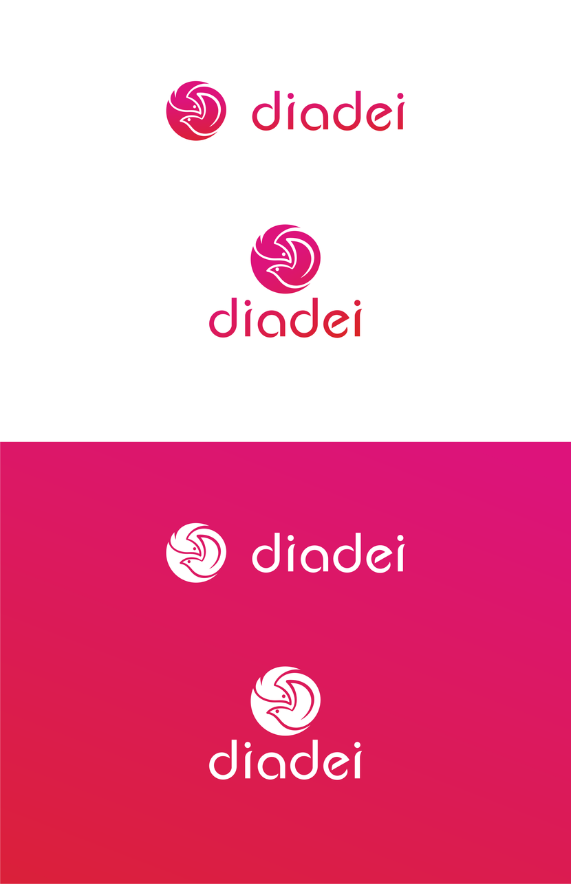 логотип для свадебной соц сети diadei.ru
