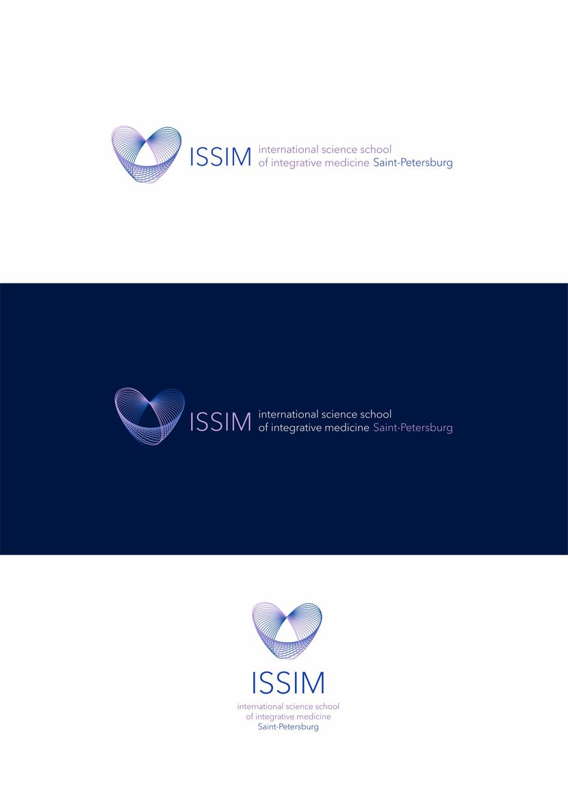 Вариант вращения орбит разработка логотипа международной научной школы интегративной медицины