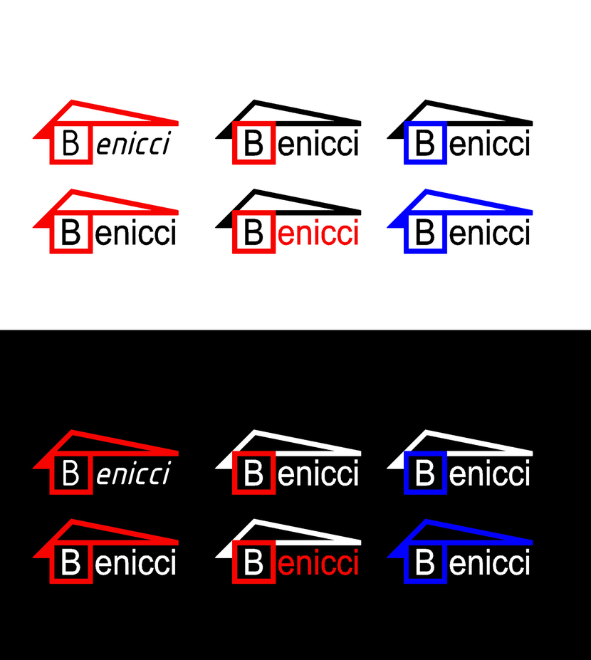 цвет - Создание логотипа для итальянского бренда Benicci