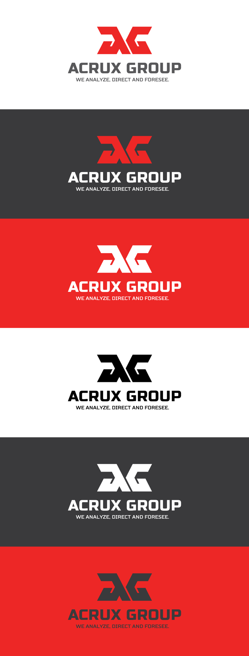 монограмма A+G - Логотип для товарной експортно-импортной компании