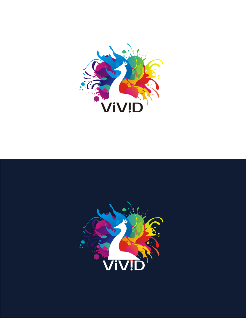 Общий логотип. Остальные дифференцирует превалированием одного цвета - Создание логотипов по направлениям деятельности компании Vivid