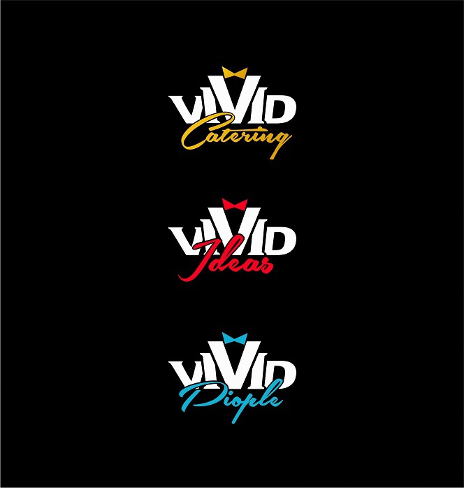 Создание логотипов по направлениям деятельности компании Vivid  -  автор Владимир Печёнкин
