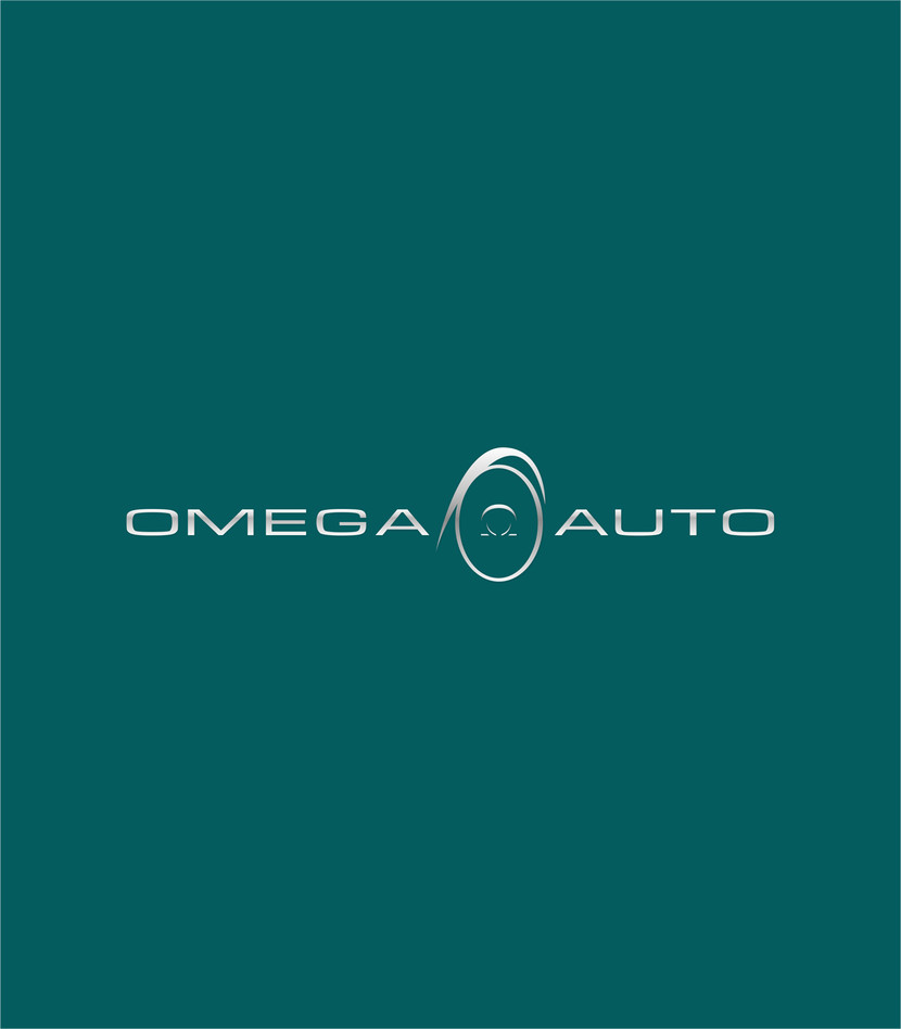 Разработка фирменного стиля АвтоТехЦентра "ОмегаАвто" (логотип, визитка, фирменный бланк, цвета и шрифты)