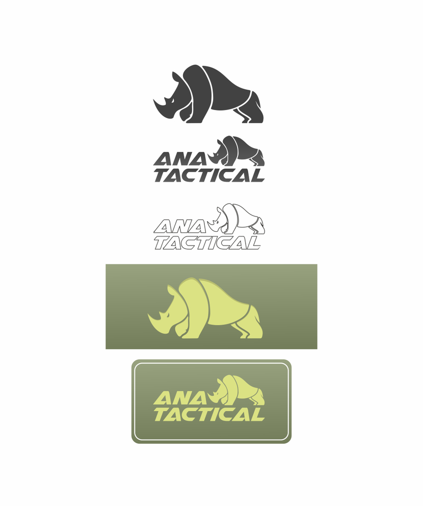 Еще вариант Разработка Логотипа для бренда Тактической военной одежды и снаряжения.