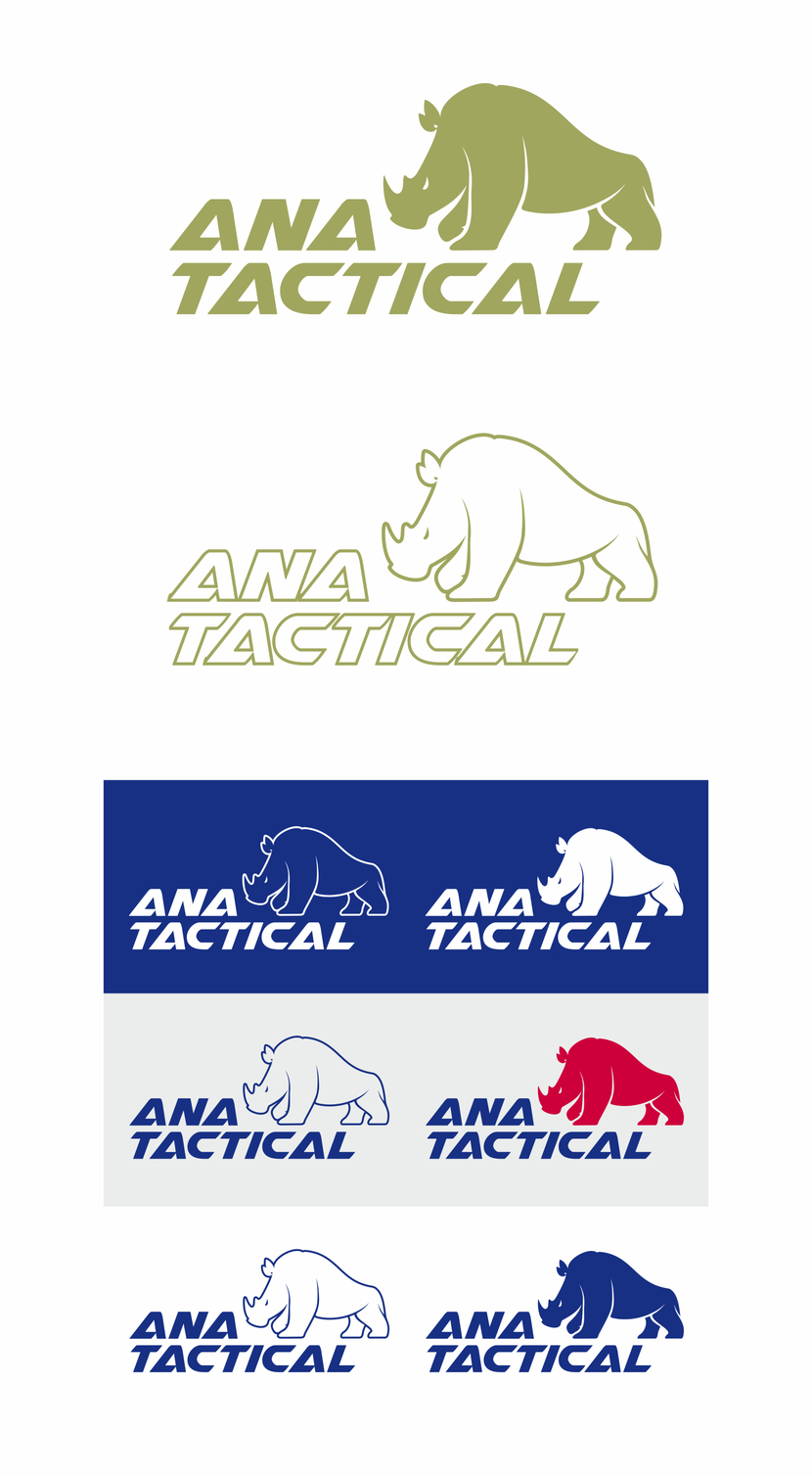 Еще чуть подправил - Разработка Логотипа для бренда Тактической военной одежды и снаряжения.