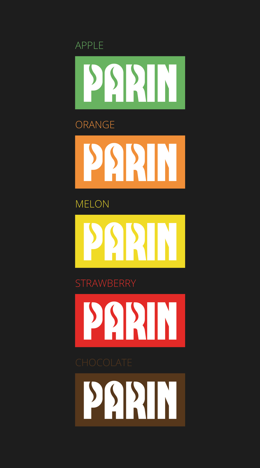 +++ - Разработать логотип для жидкости "Parin" для электронных VAPE-испарителей