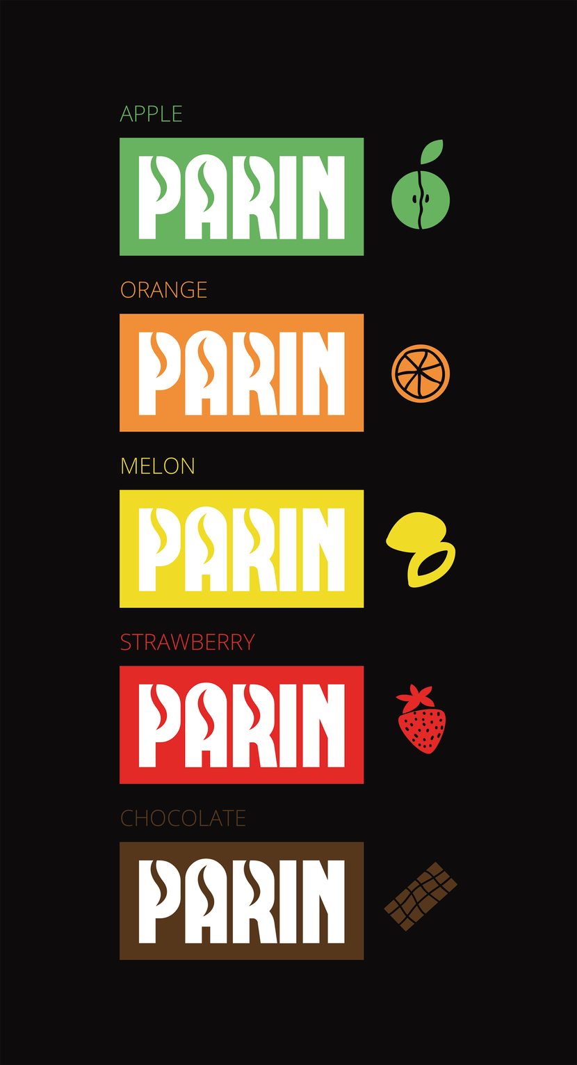 + - Разработать логотип для жидкости "Parin" для электронных VAPE-испарителей