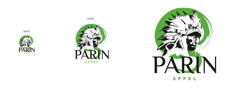 1 - Разработать логотип для жидкости "Parin" для электронных VAPE-испарителей