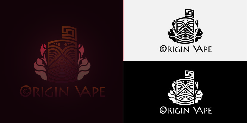 logo_vape - Разработка логотипа для интернет-магазина электронных сигарет OriginVape.ru