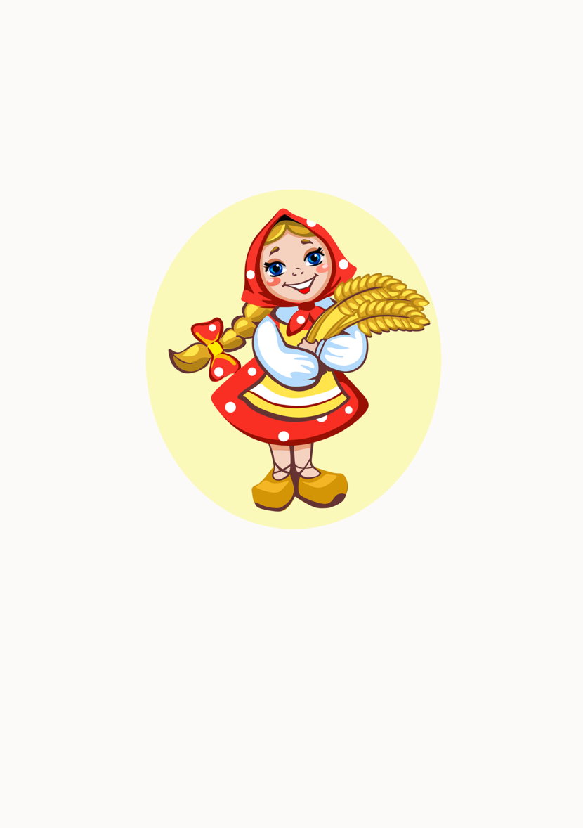 Дашенька - Отрисовка Бренд - персонажа для продуктов питания