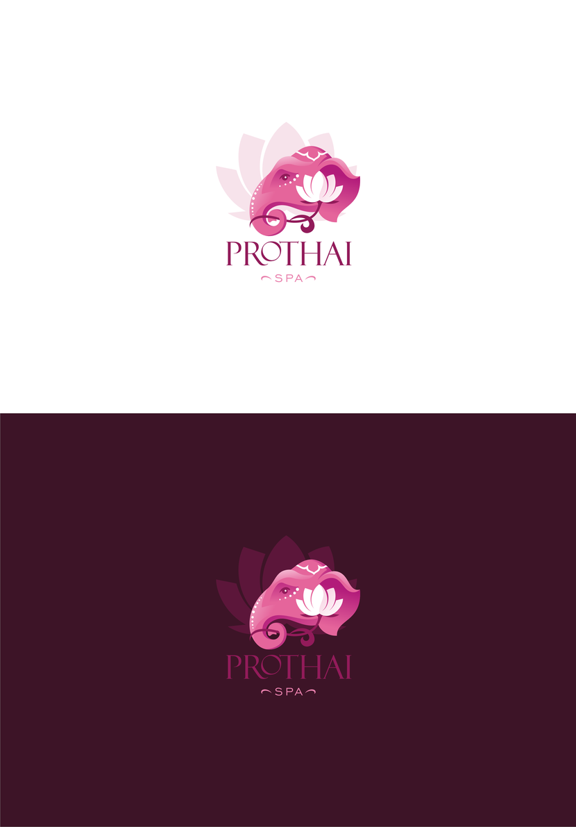 Создание логотипа для тайского спа-салона