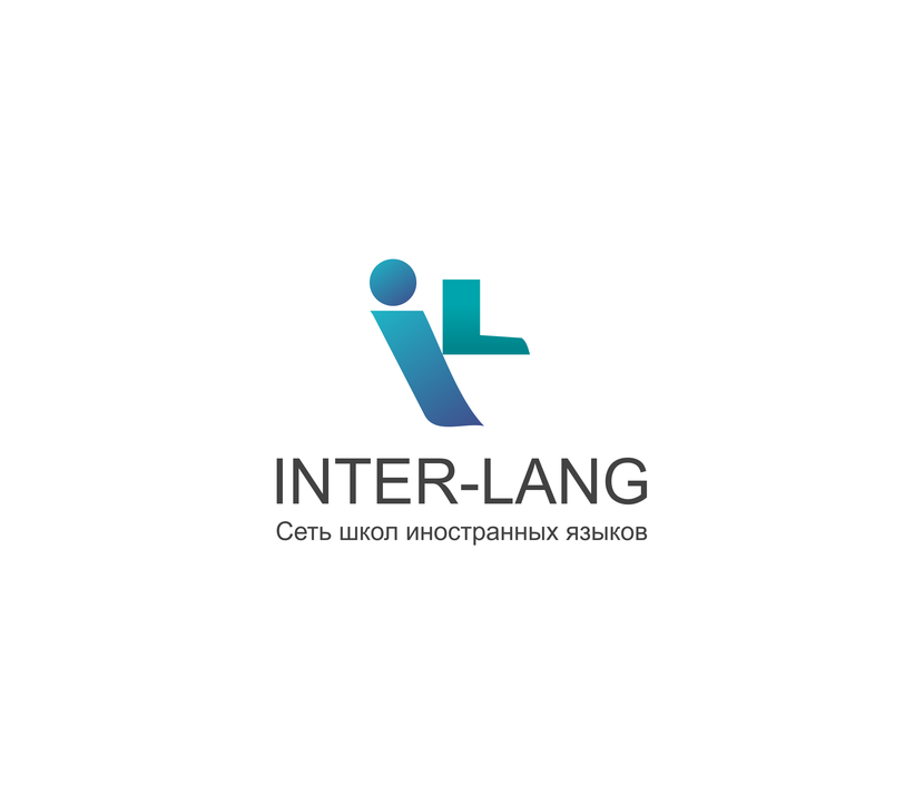 Разработка логотипа для сети Школы Иностранных языков «Интер-Лэнг»  -  автор DEN DESIGN