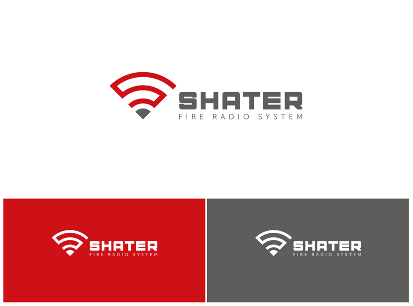 SHATER - Разработка логотипа линейки радиоканальных изделий для пожарно-охранных систем