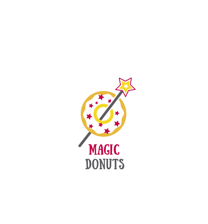 Если понравится, фирменный стиль потом сделаю - Разработка фирменного стиля для производителя пончиков Magic Donuts