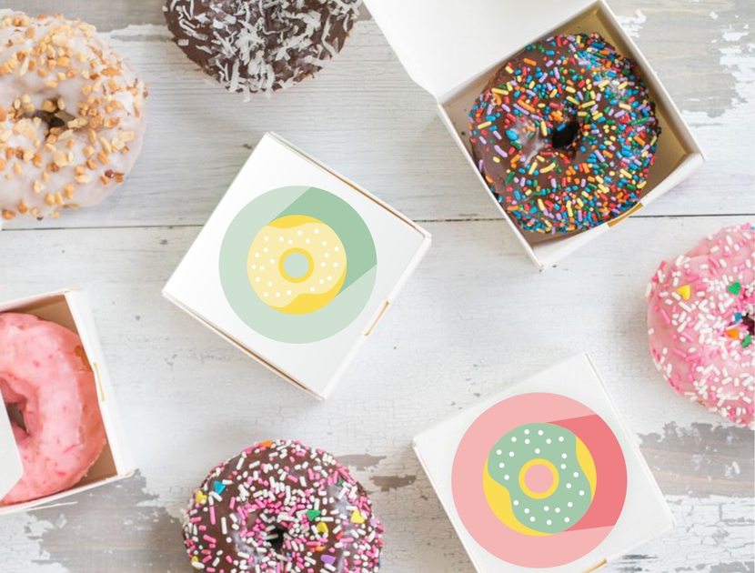 Разработка фирменного стиля для производителя пончиков Magic Donuts  -  автор boutique_300394