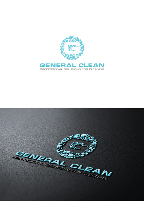 v1 - Разработка логотипа и фирменного стиля компании General Clean