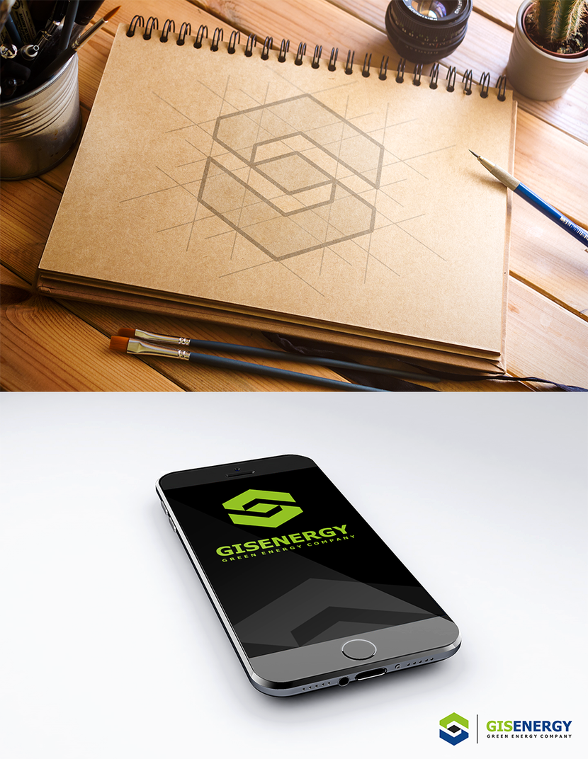 + - Разработка логотипа и ФС для компании в области зеленой энергетики