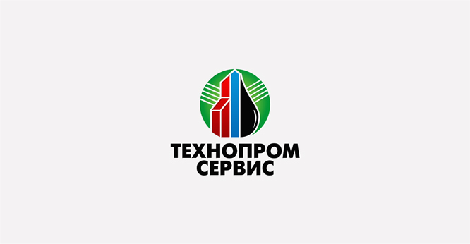 ТЕХНОПРОМ - Разработка графического логотипа компании Технопром-Сервис