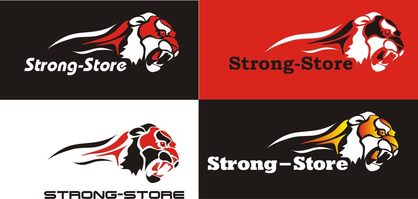 Логотип - тигр - сила, мощь, энергия, напор. - Логотип для магазина экипировки для единоборств и спортивной одежды