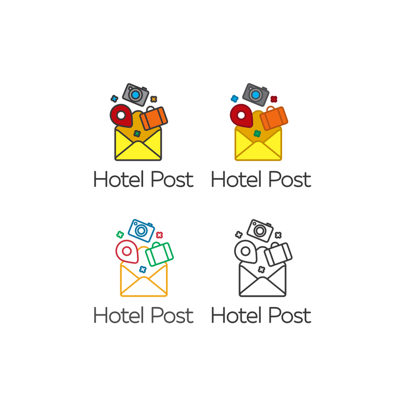 Hotel Post - Логотип и фирменный стиль HotelPost