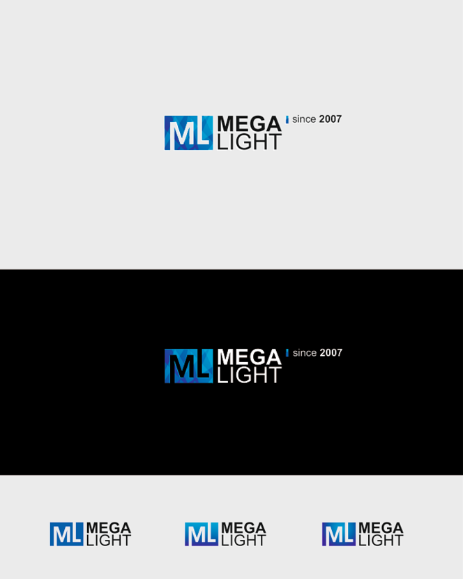 Создание нового логотипа компании МегаЛайт