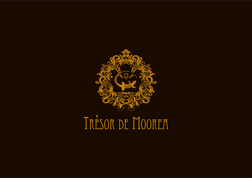 вариант логотипа Trésor de Moorea - Логотип для производителя коньяков во Франции "Trésor de Moorea"