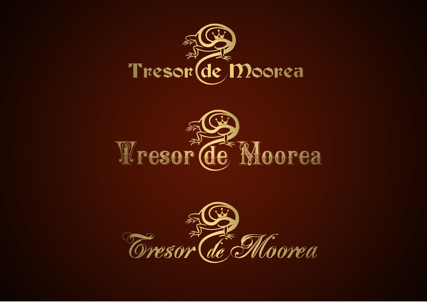 Логотип для производителя коньяков во Франции "Trésor de Moorea"  -  автор Анна Долинина