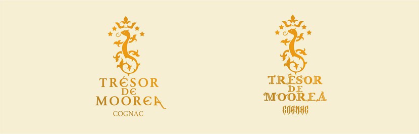 201015 - Логотип для производителя коньяков во Франции "Trésor de Moorea"