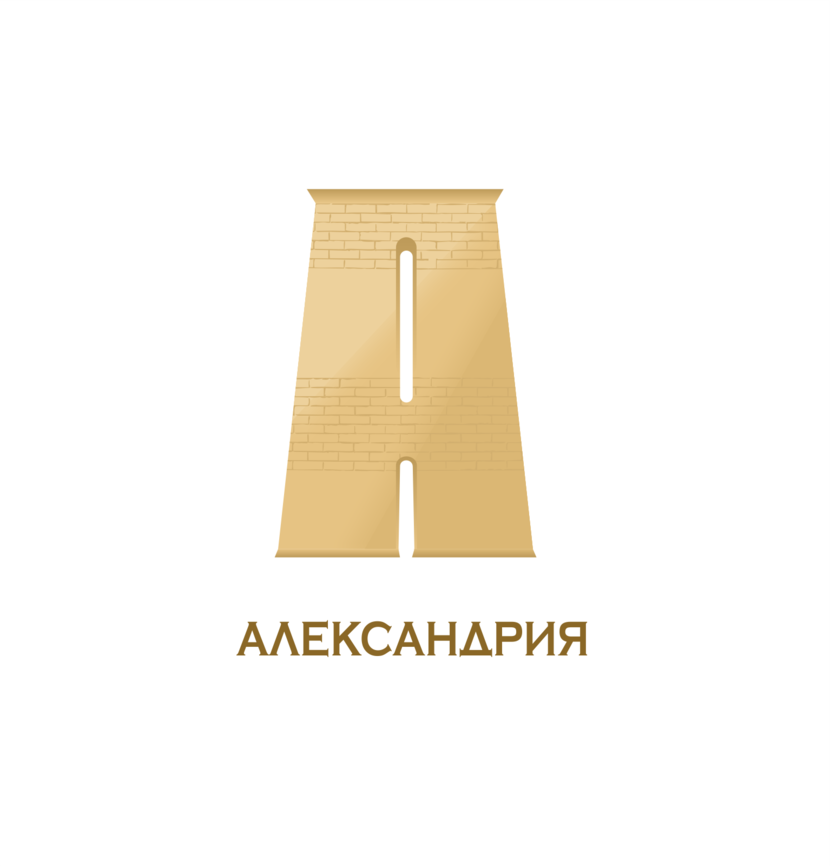 Александрия - столп дворца - Разработка фирменного стиля для строительной компании