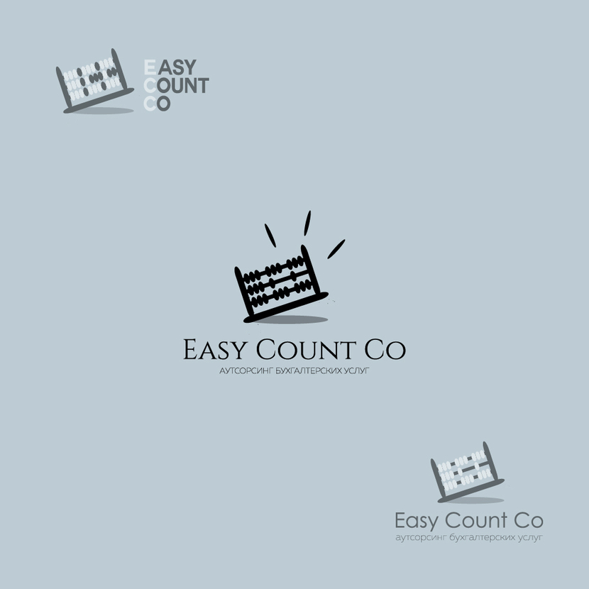 Аббревиатура компании на счетах ECC - Easy Count Co
Хорошая типографика
И ничего лишнего - Логотип для бухгалтерской аутсорсинговой компании
