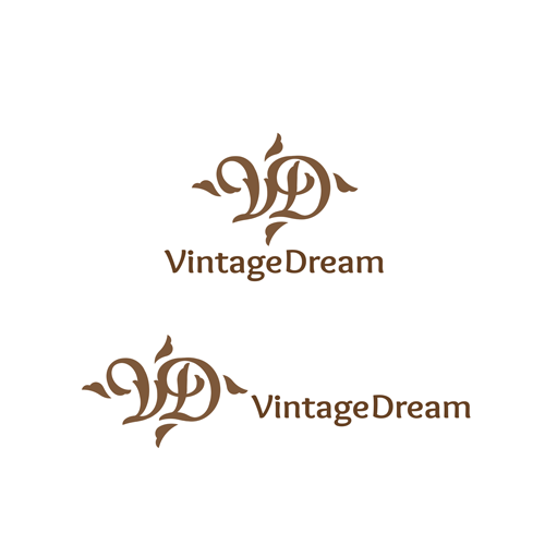 . - Логотип для сайта винтажной бижутерии, одежды, аксессуаров Vintagedream.ru
