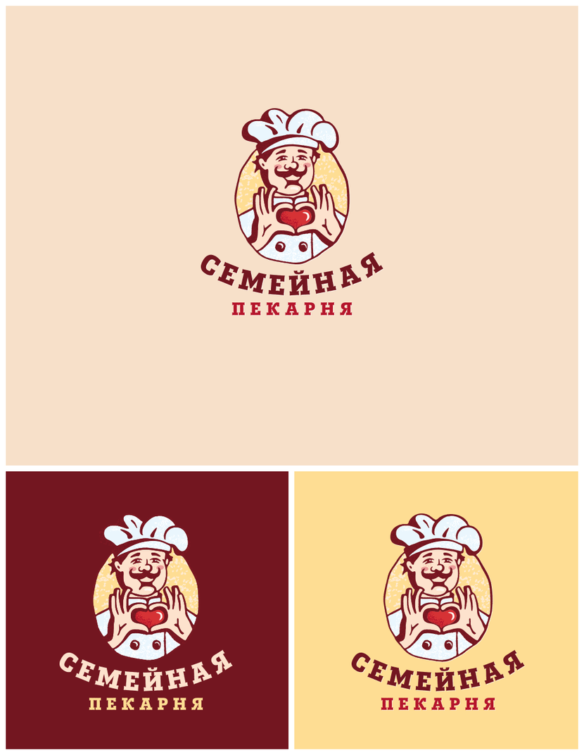 Логотип для сети пекарен внутри магазинов "Семейный"  -  автор Александра Метлицкая